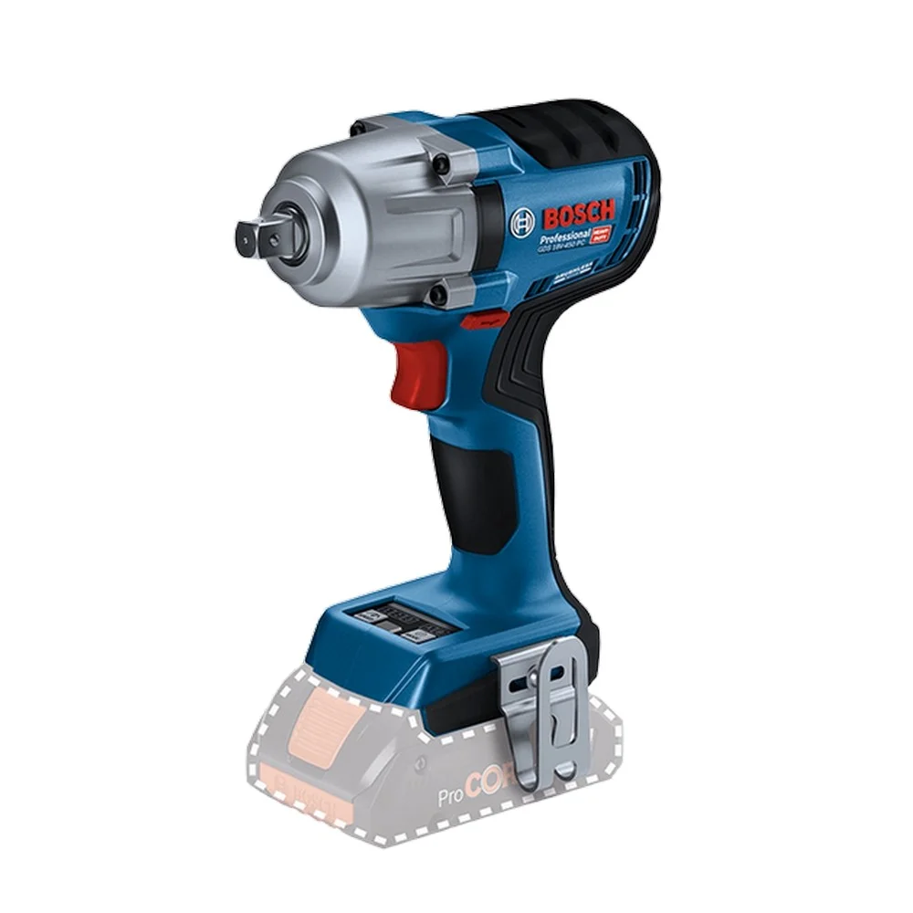 Combo Pague Menos Bosch 18V - Chave de Impacto 1/2" + Serra Tico-Tico 125mm + 2 Baterias 18V 4ah e Carregador Bivolt BOSCH