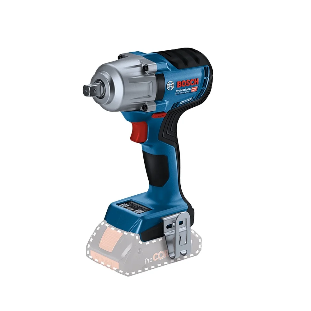 Combo Pague Menos Bosch 18V - Chave de Impacto 1/2"+Multicortadora Oscilante+2 Baterias 18V 4ah e Carregador Bivolt