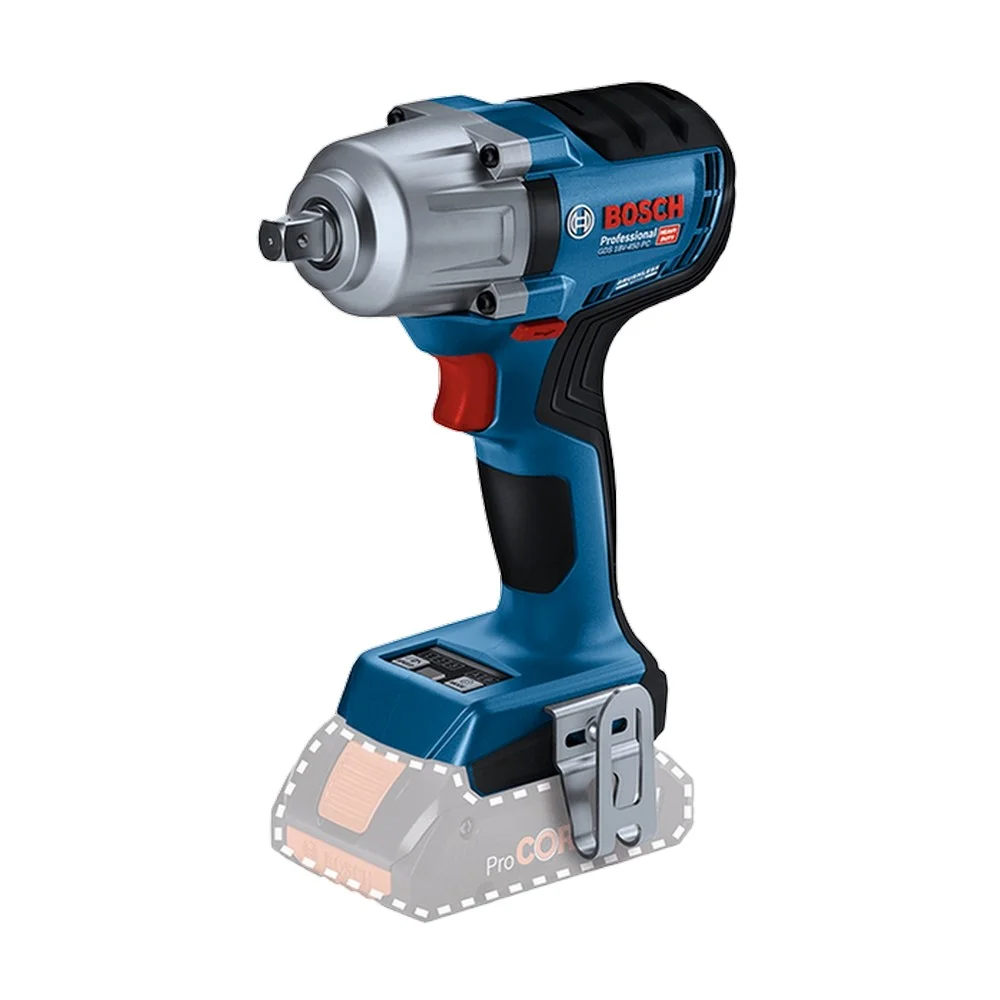 Combo Pague Menos Bosch 18V - Chave de Impacto 1/2"+Parafusadeira de Gesso e Drywall 1/4"+2 Baterias 18V 4ah e Carregador Bivolt BOSCH
