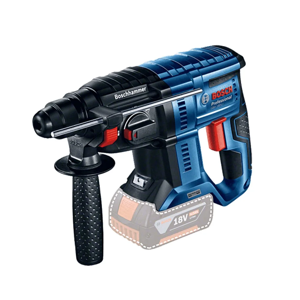 Combo Pague Menos Bosch 18V - Parafusadeira de Gesso e Drywall + Martelete Perfurador Rompedor SDS-PLUS + 2 Baterias 18V 4ah e Carregador Bivolt BOSCH