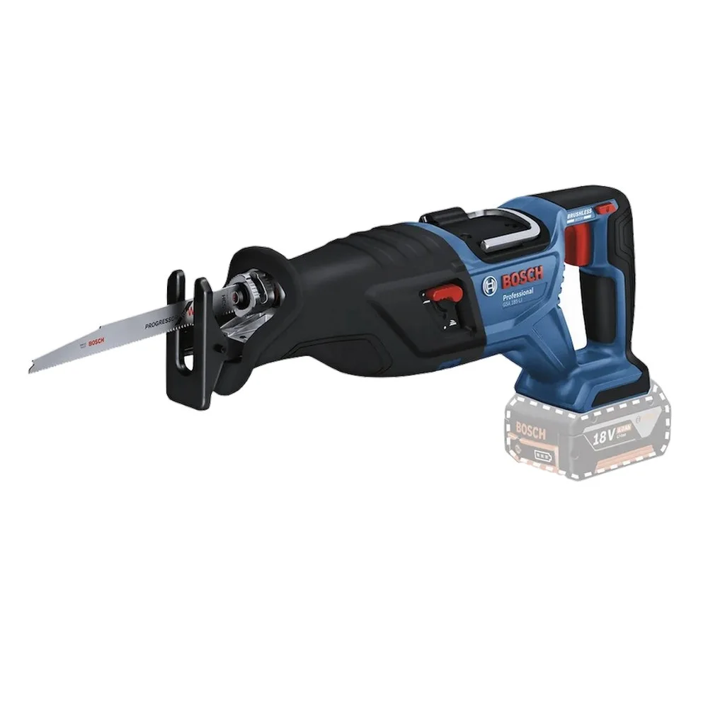 Combo Pague Menos Bosch 18V - Parafusadeira de Gesso e Drywall 1/4"+Serra Sabre+2 Baterias 18V 4ah e Carregador Bivolt BOSCH