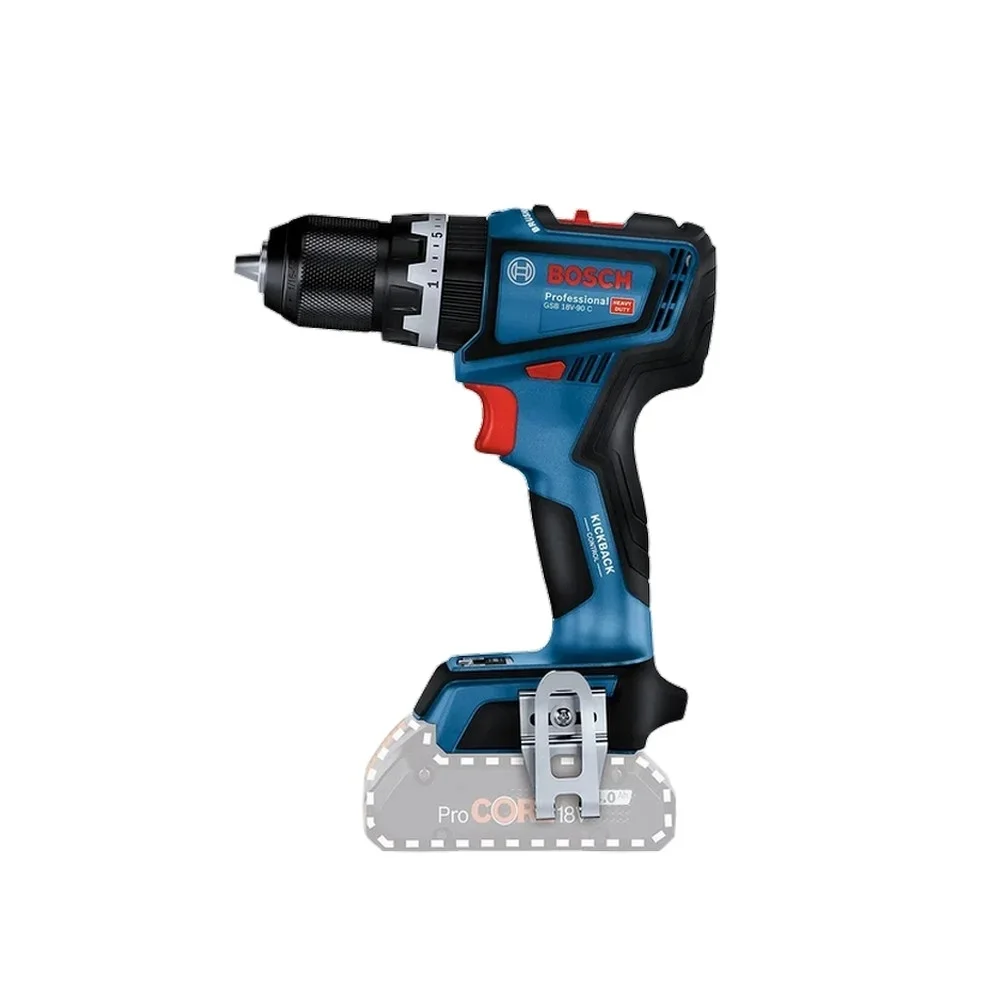 Combo Pague Menos Bosch 18V - Parafusadeira Furadeira Impacto Bateria 1/2"+Multicortadora Oscilante+2 Baterias 18V 4ah e Carregador Bivolt BOSCH