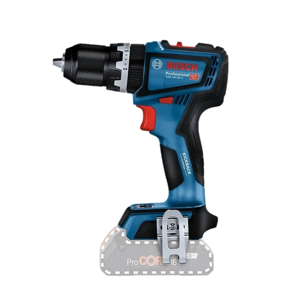 Combo Pague Menos Bosch 18V - Parafusadeira Furadeira Impacto Bateria 1/2"+Plaina 82mm+2 Baterias 18V 4ah e Carregador Bivolt BOSCH