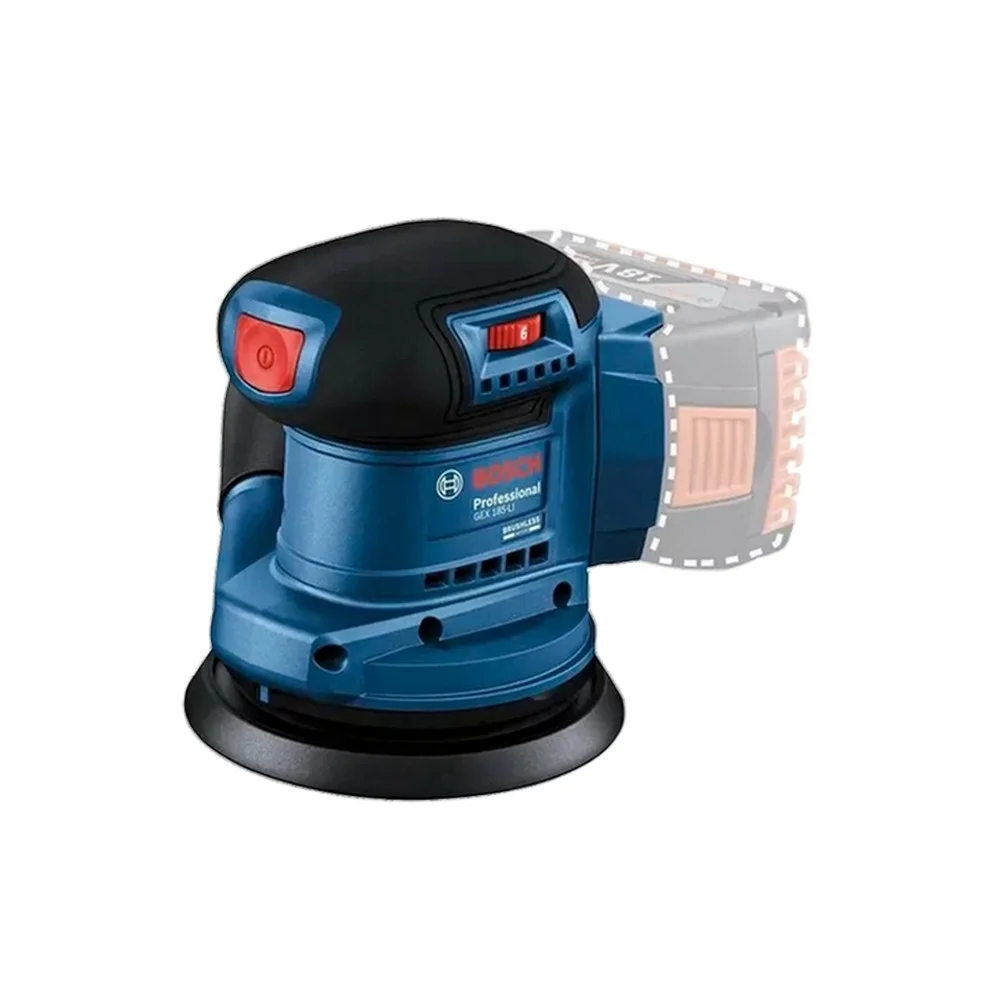 Combo Pague Menos Bosch 18V - Plaina 82mm + Lixadeira Roto Orbital 5"-125mm + 2 Baterias 18V 4ah e Carregador Bivolt BOSCH