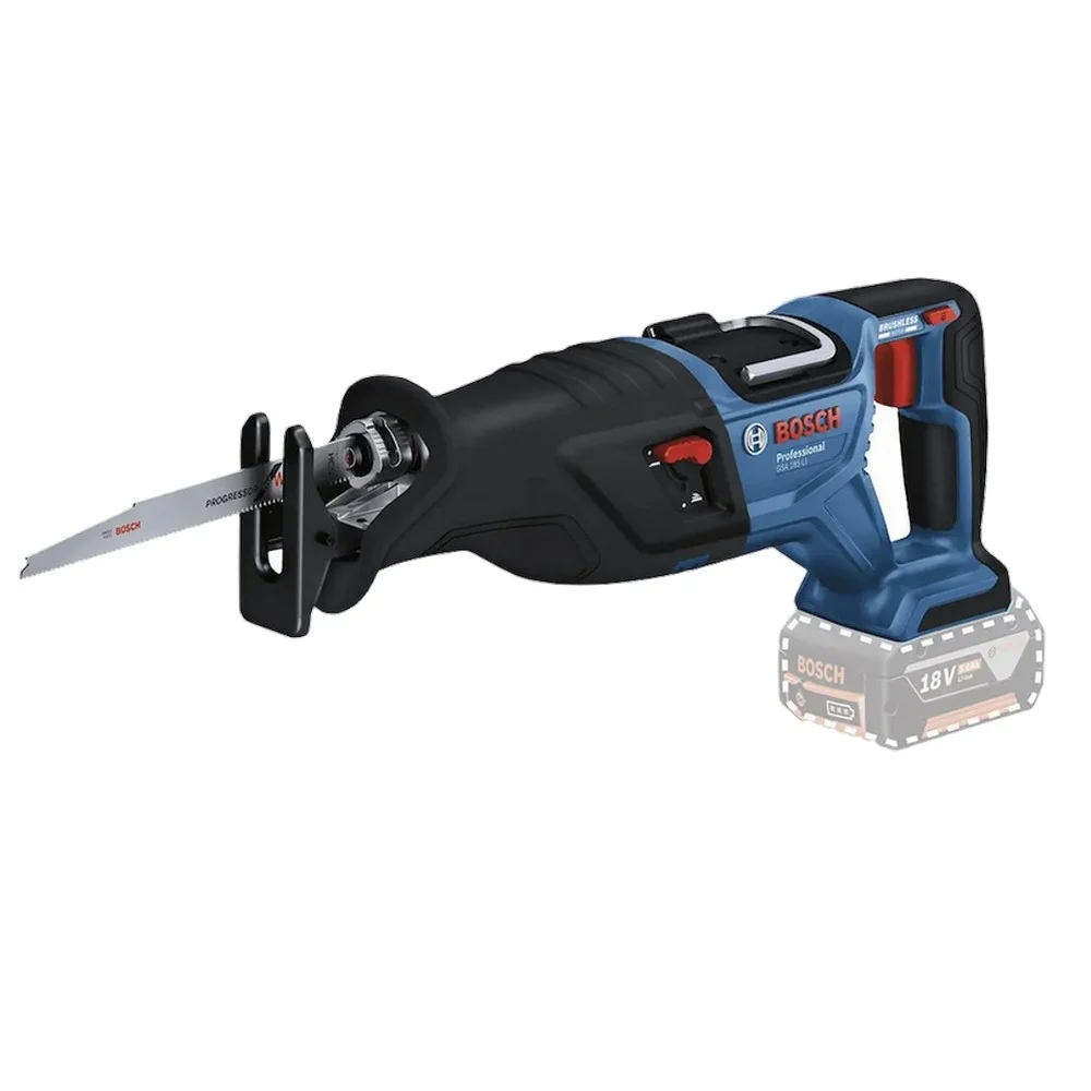 Combo Pague Menos Bosch 18V - Serra Sabre + Plaina 82mm + 2 Baterias 18V 4ah e Carregador Bivolt BOSCH