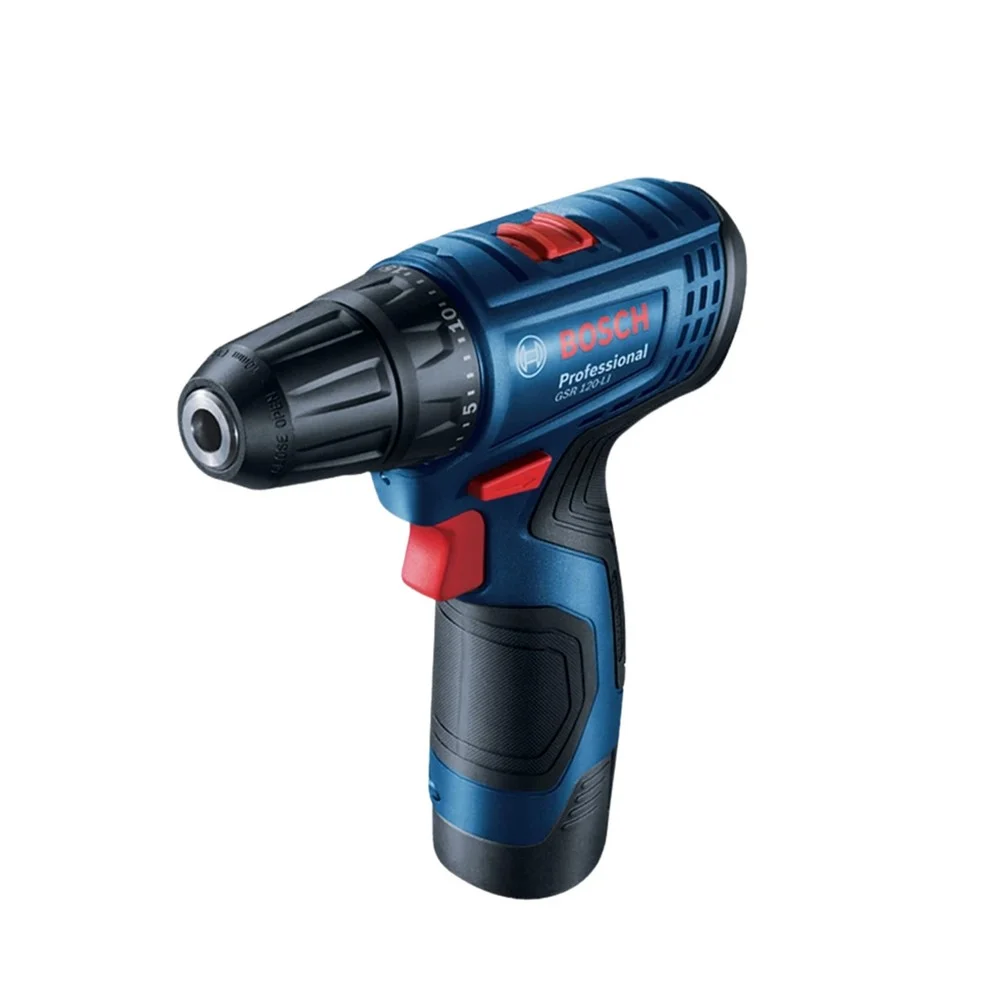 Combo Parafusadeira Furadeira+chave Impacto 12v Carregador Maleta Aluminio 2 Baterias 1/4" 3/8" Bivolt Bosch GSR120+GDR120LI