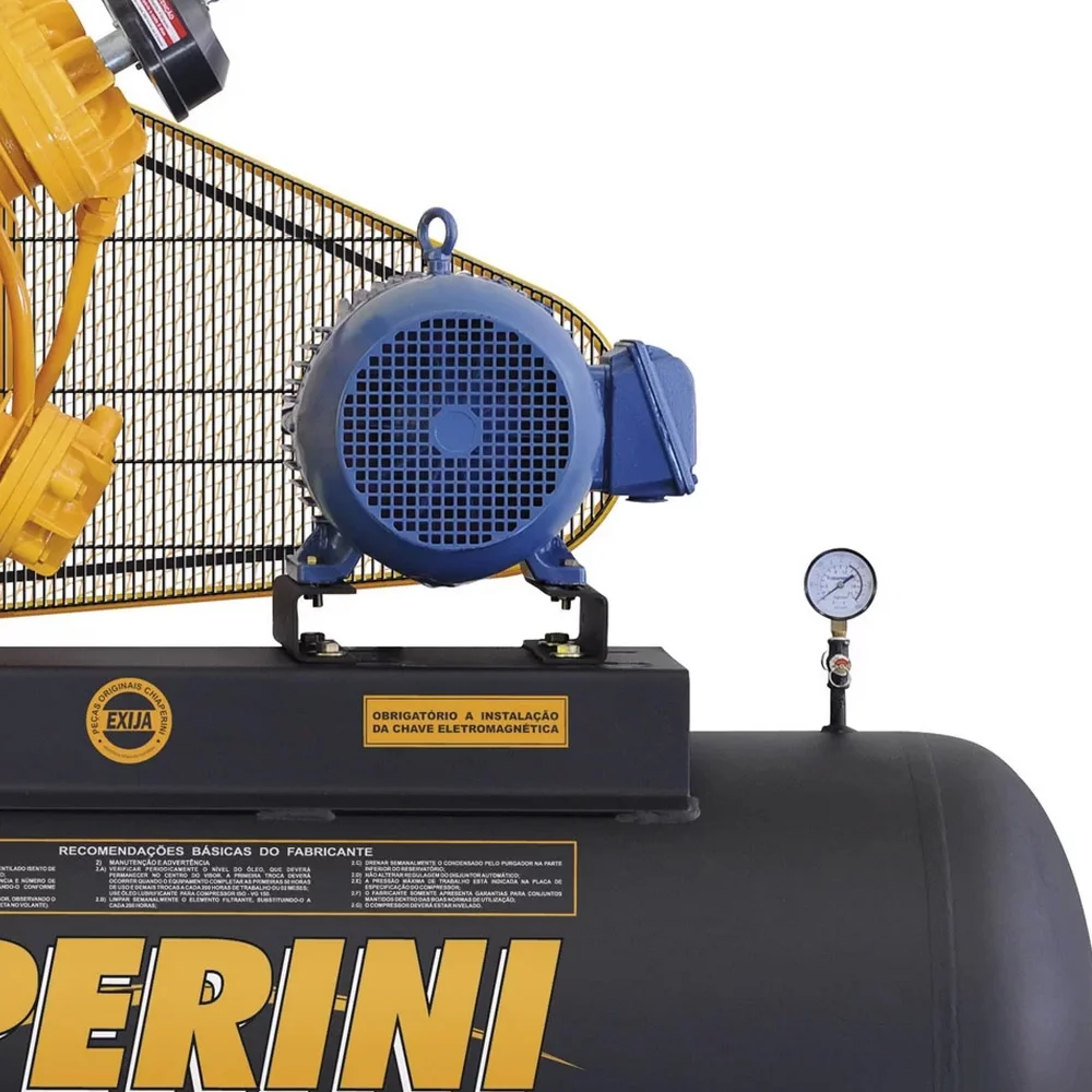 Compressor de Ar Alta Pressao 15HP 425 Litros 175 Libras 60PCM 220/380V TRIF Chiaperini CJ60 APW 425L