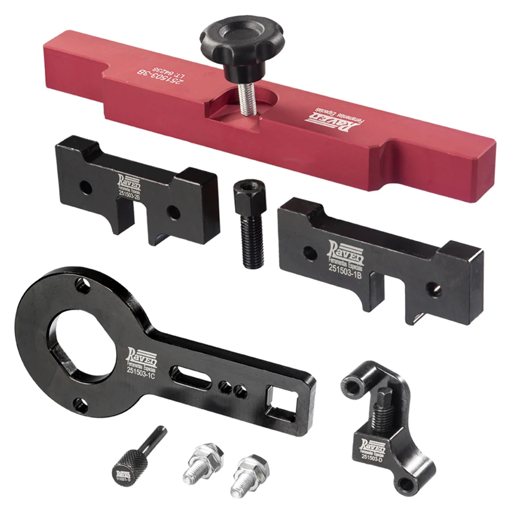 Conjunto de Ferramentas para Sincronismo Motor BMW 4.4 32V V8 e 6.0/6.6 48V V12 Raven 251503