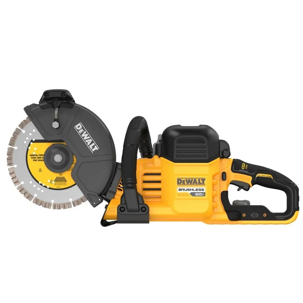 Cortadora a Bateria 60V Para Piso Asfalto Concreto Sem Carregador Bateria 229MM Dewalt DCS692B