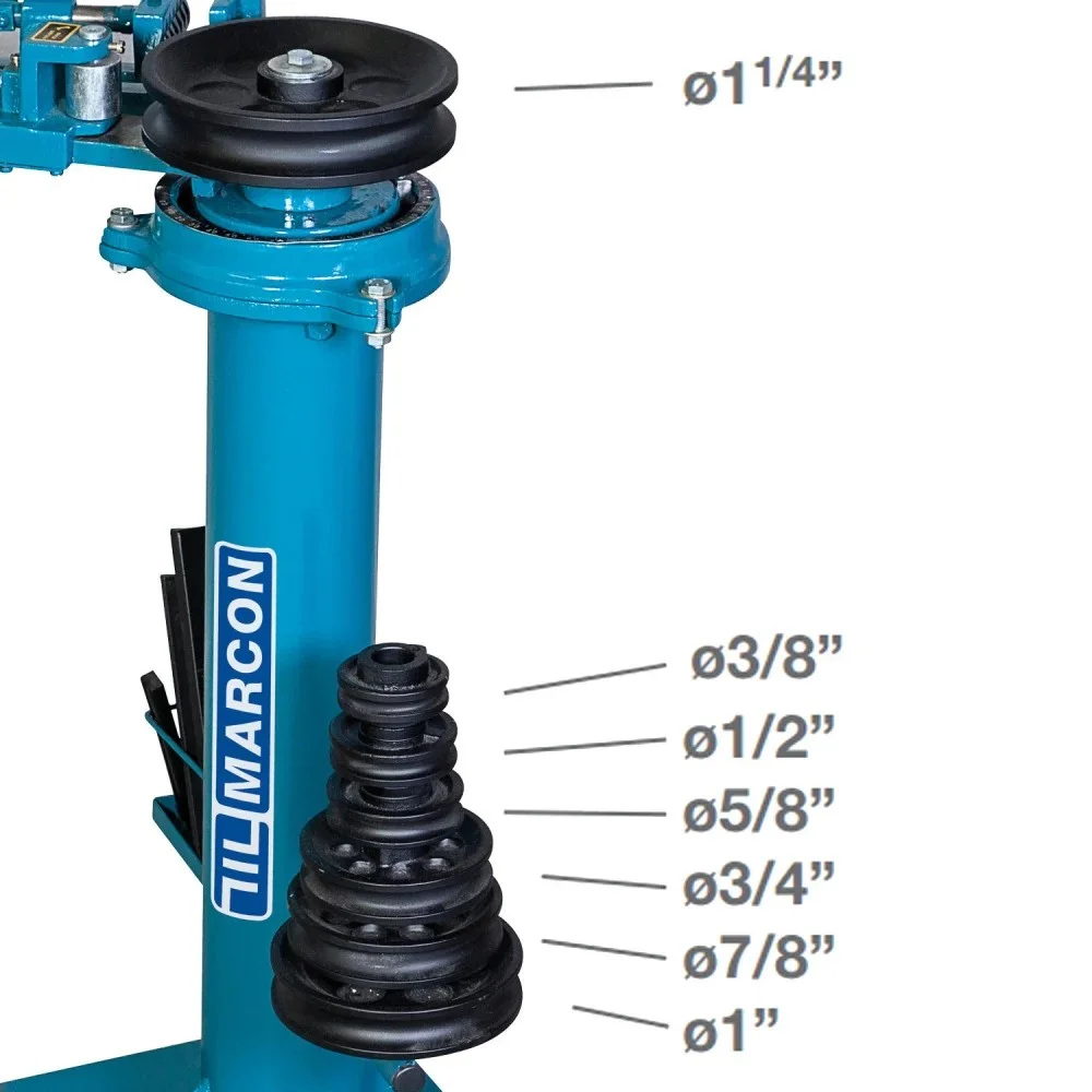 Curvador de Tubo Manual Tipo Calandra 3/8A1.1/4" Marcon 4504