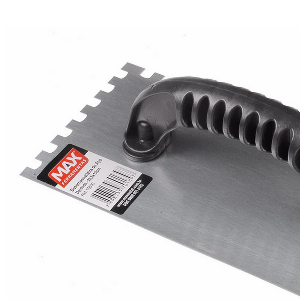 Desempenadeira de Aco Dentada Cabo Plastico 255X120MM Max 19550