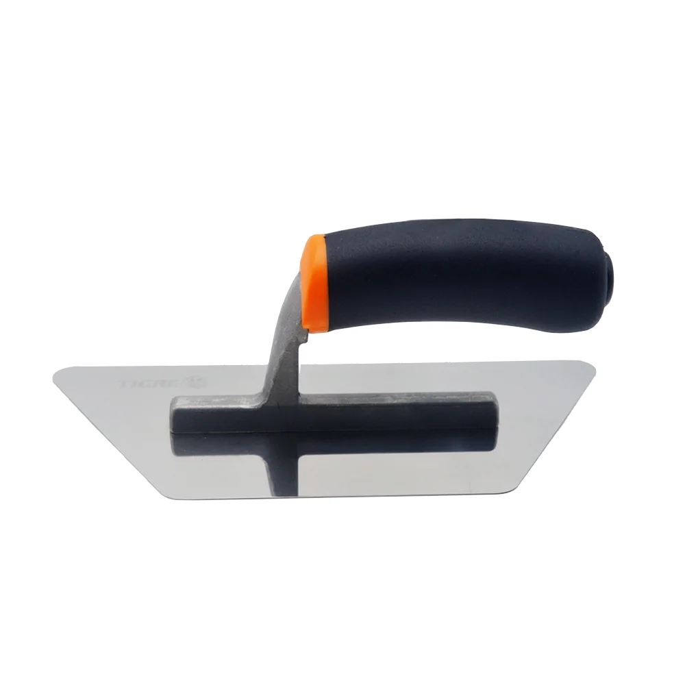 Desempenadeira de Aco Inox Chanfrada Pro Para Efeitos Decorativos Tigre 2133-0