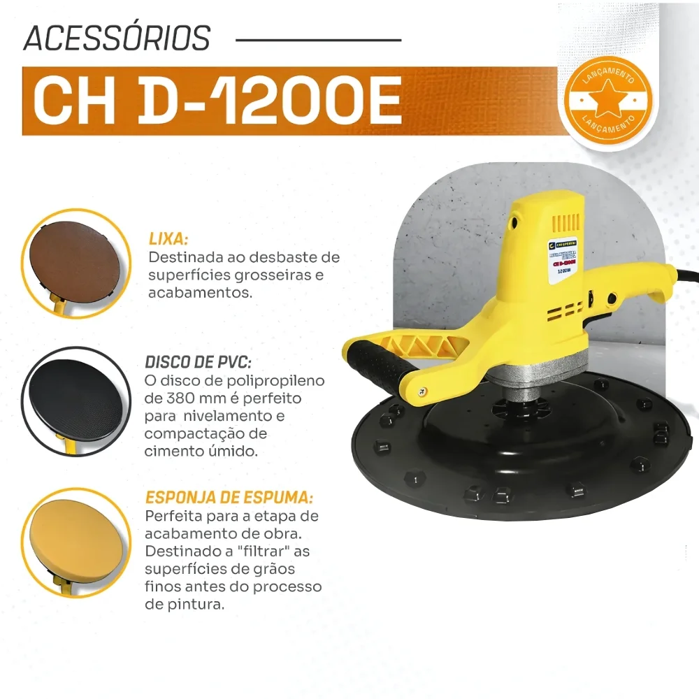 Desempenadeira Eletrica 380MM 110V Chiaperini CH D-1200E