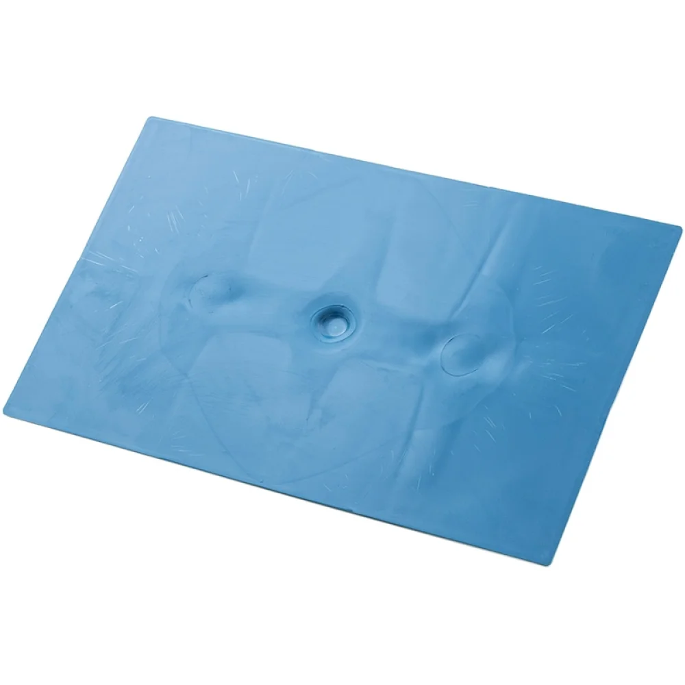 Desempenadeira Plastica Lisa Azul 300X180MM Thompson 1462