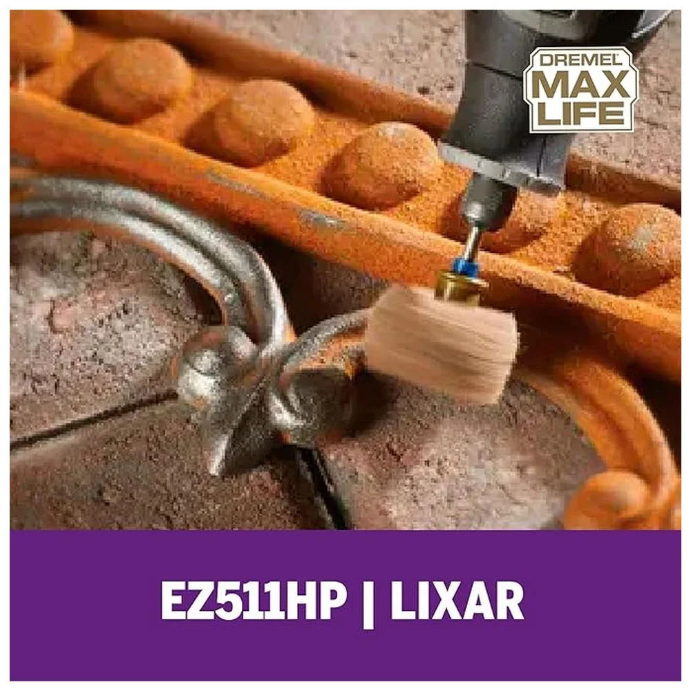 Disco Abrasivo para Polimento 2 Pecas Maxlife para Micro Retifica 3/8" Dremel EZ511HP