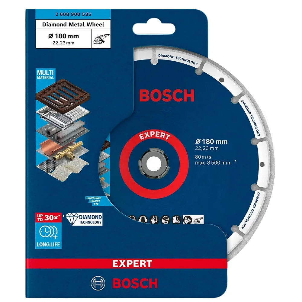 Disco de Corte Diamantado Expert Para Metais 7X7/8" Bosch 2608900535