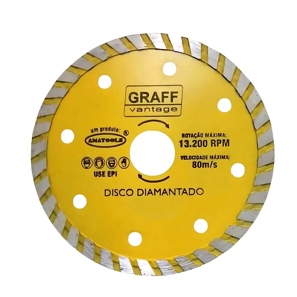 Disco de Corte Diamantado Para Metais 4.1/2X7/8" Graff METAL MAIS