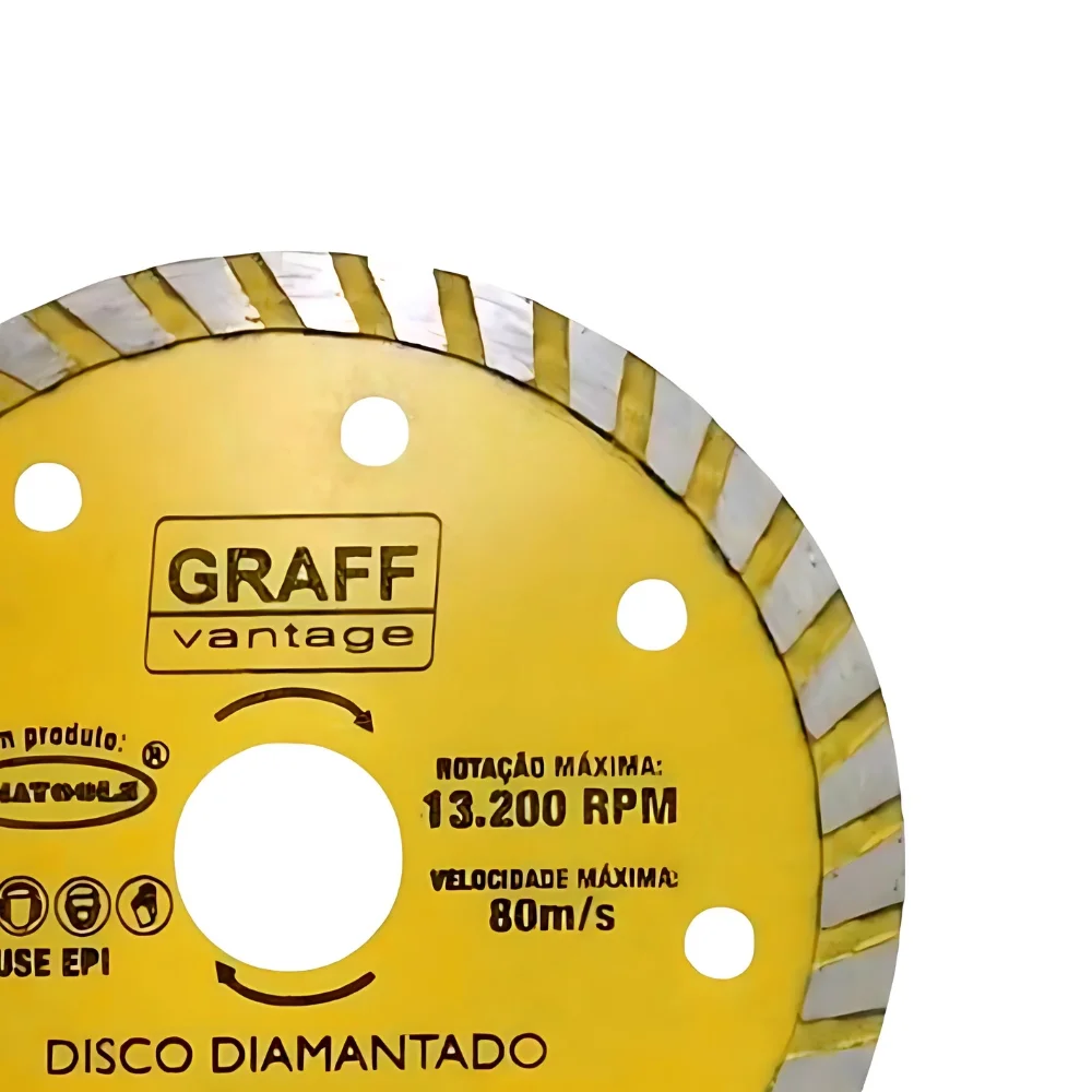 Disco de Corte Diamantado Para Metais 4.1/2X7/8" Graff METAL MAIS
