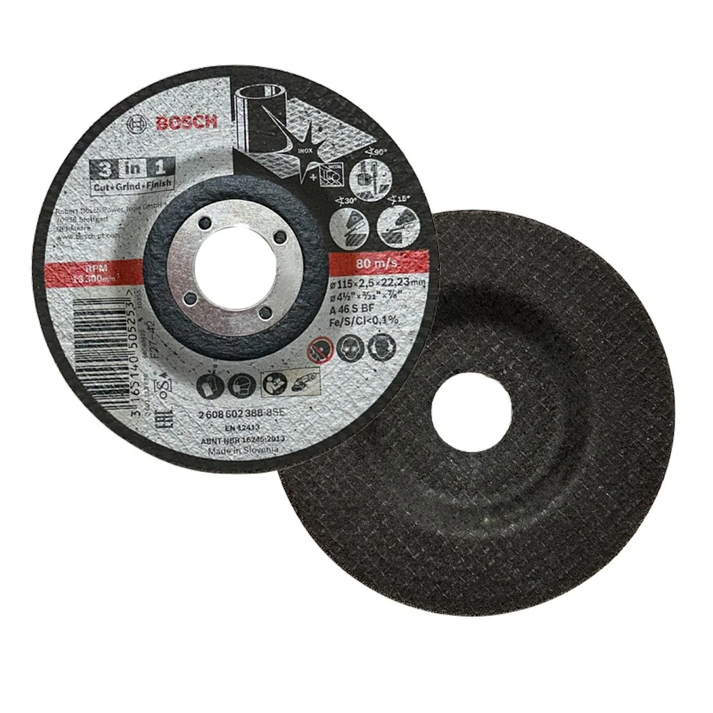 Disco de Corte e Desbaste Expert Para Metal 4.1/2X3/32X7/8" Bosch 2608602388