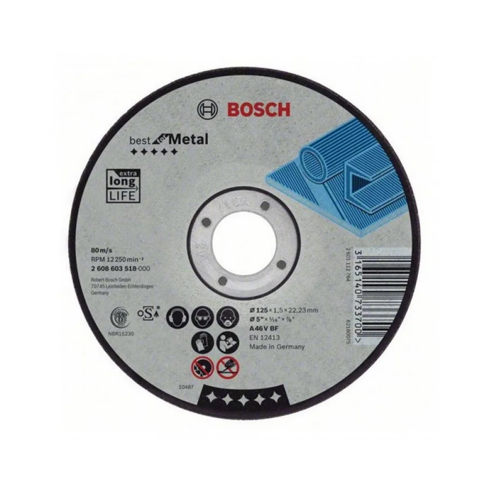 Disco de Corte Expert para Metal 14X1/8X1" Bosch 2608600518