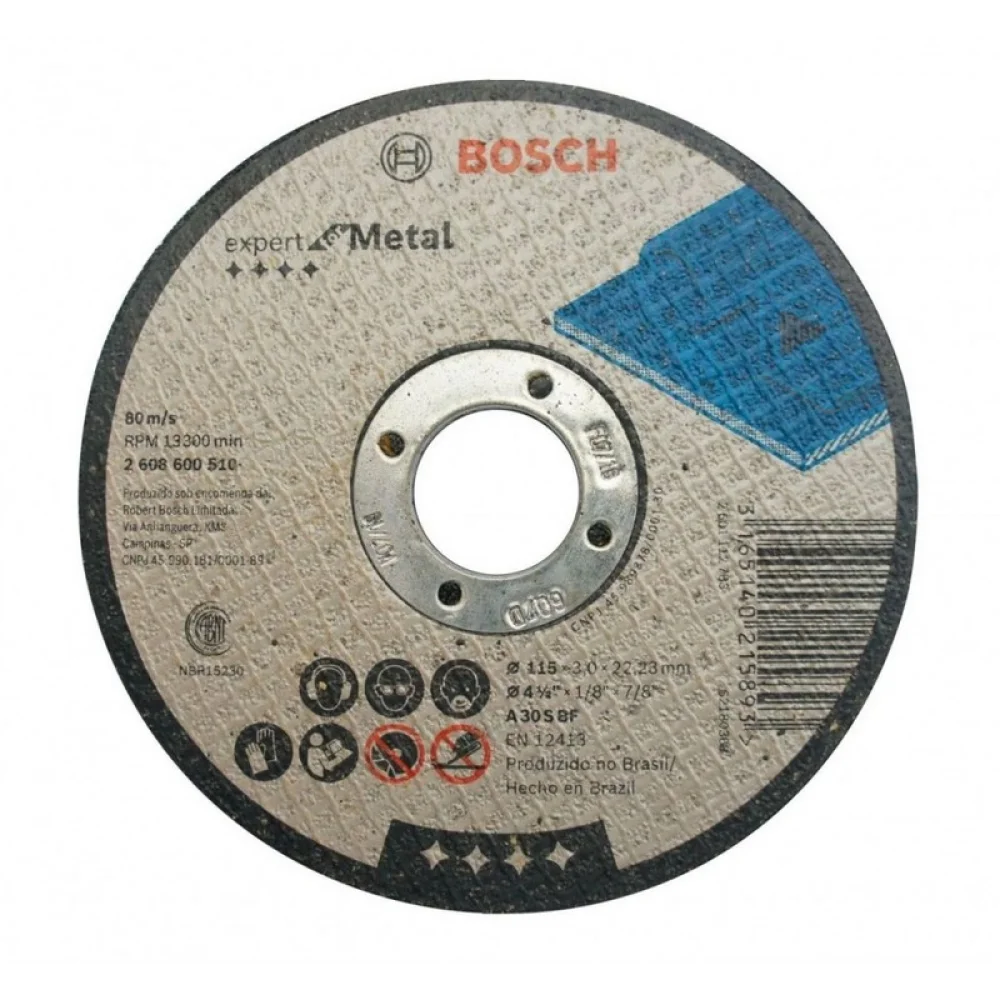 Disco de Corte Expert Para Metal 4.1/2X1/8X7/8" Bosch 2608600510