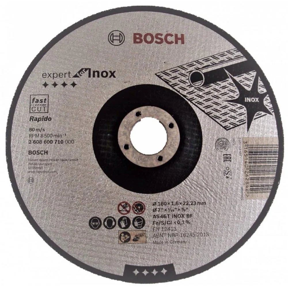 Disco de Corte Expert para Inox 7X1/16X7/8" Bosch 2608600710
