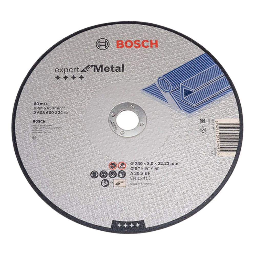 Disco de Corte Expert para Metal 9X1/8X7/8" Bosch 2608600324