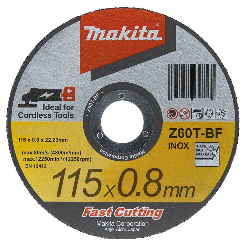 Disco de Corte para Inox 4.1/2X1/32X7/8" Makita E-10861-12