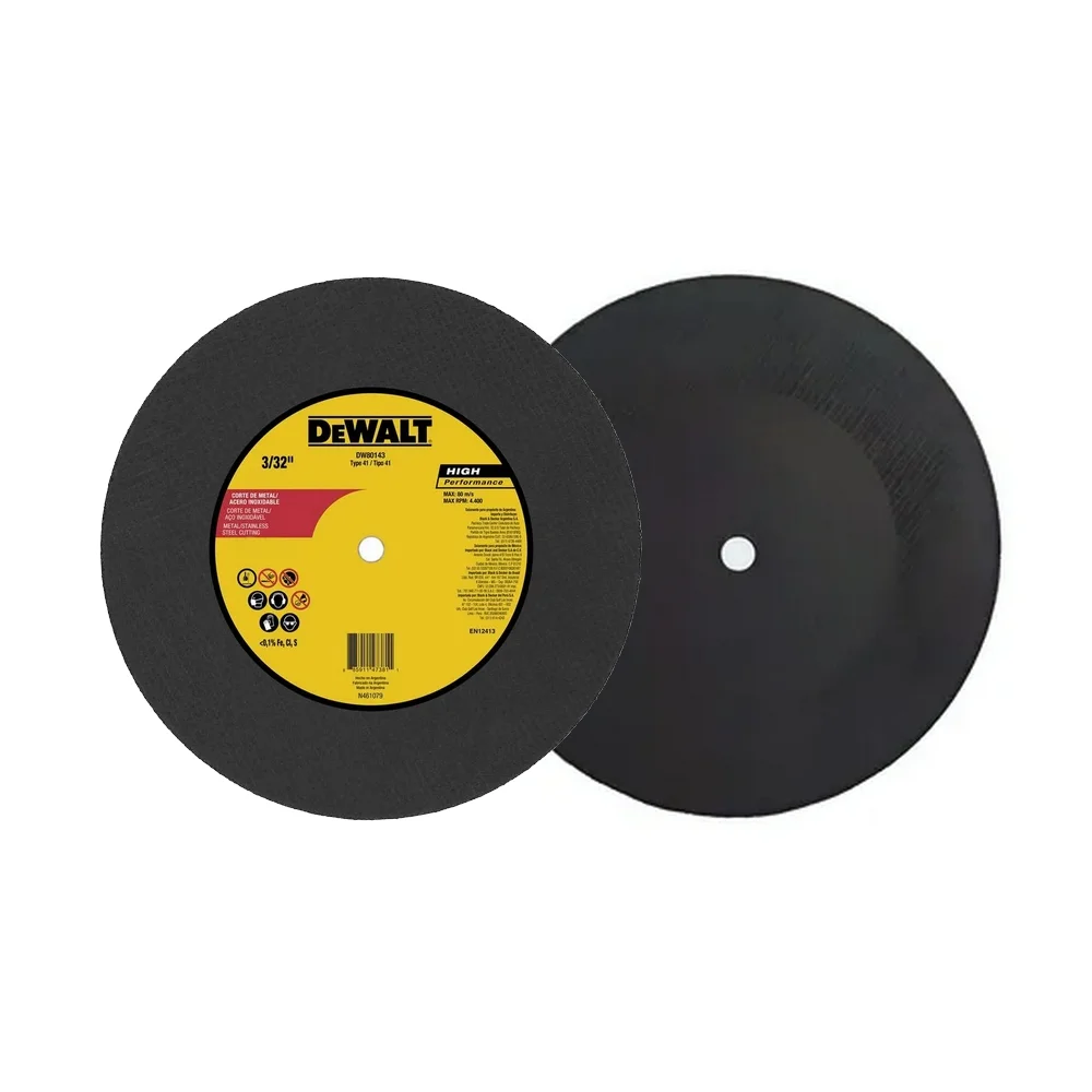Disco de Corte para Inox e Metal 14X3/32X1" Dewalt DW80143