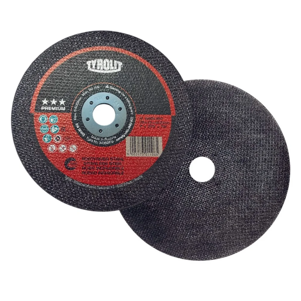 Disco de Corte para Inox Tyrolution Premium 7X5/64X7/8" Tyrolit A46R-BFP