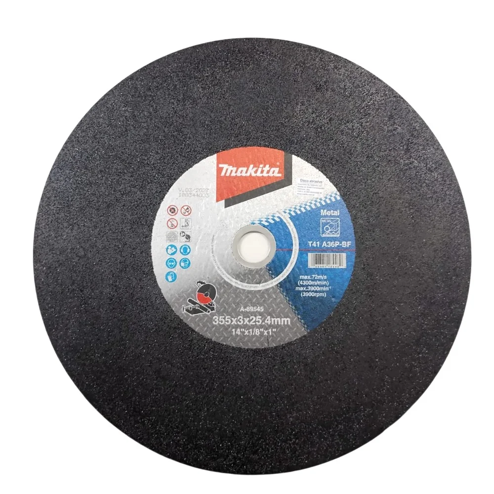 Disco de Corte para Metal 14X1/8X1" Makita A89545