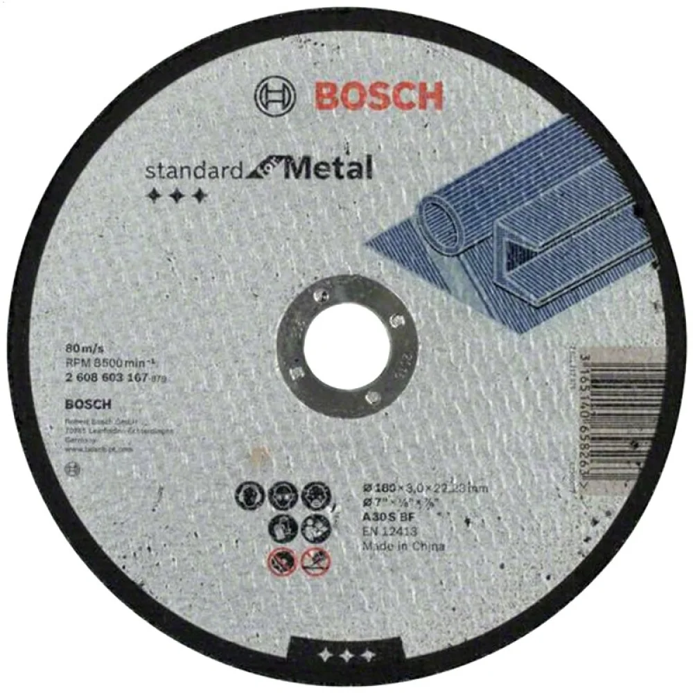 Disco de Corte Standard Para Metal 7X1/8X7/8" Bosch 2608619739