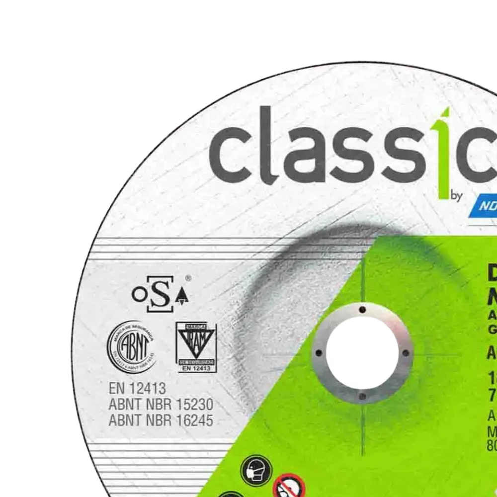 Disco de Desbaste Classic Para Metal 7X1/4X7/8" Norton BDA600
