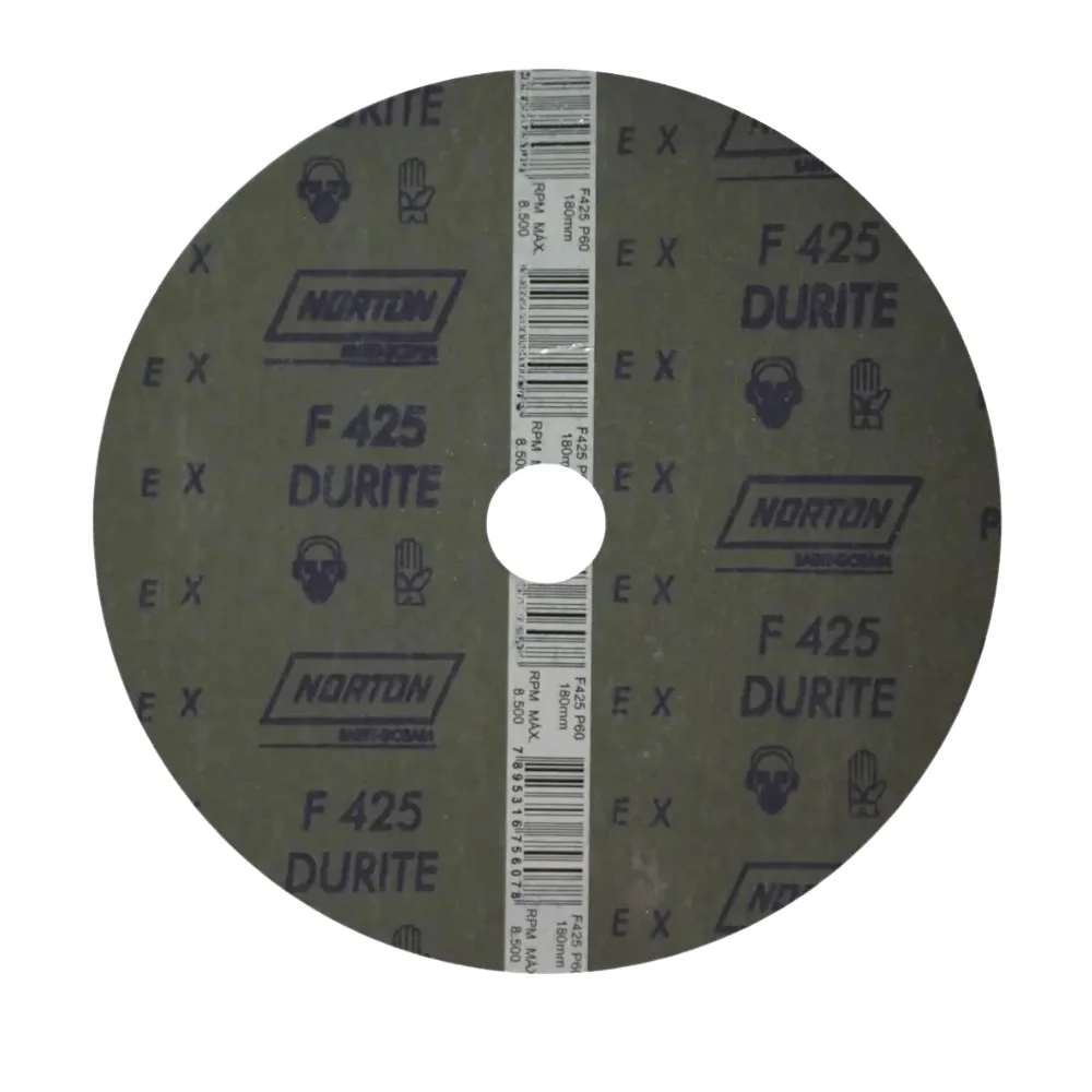 Disco de Lixa Durite Para Marmore Granito e Concreto GRAO 180-7" Norton F425
