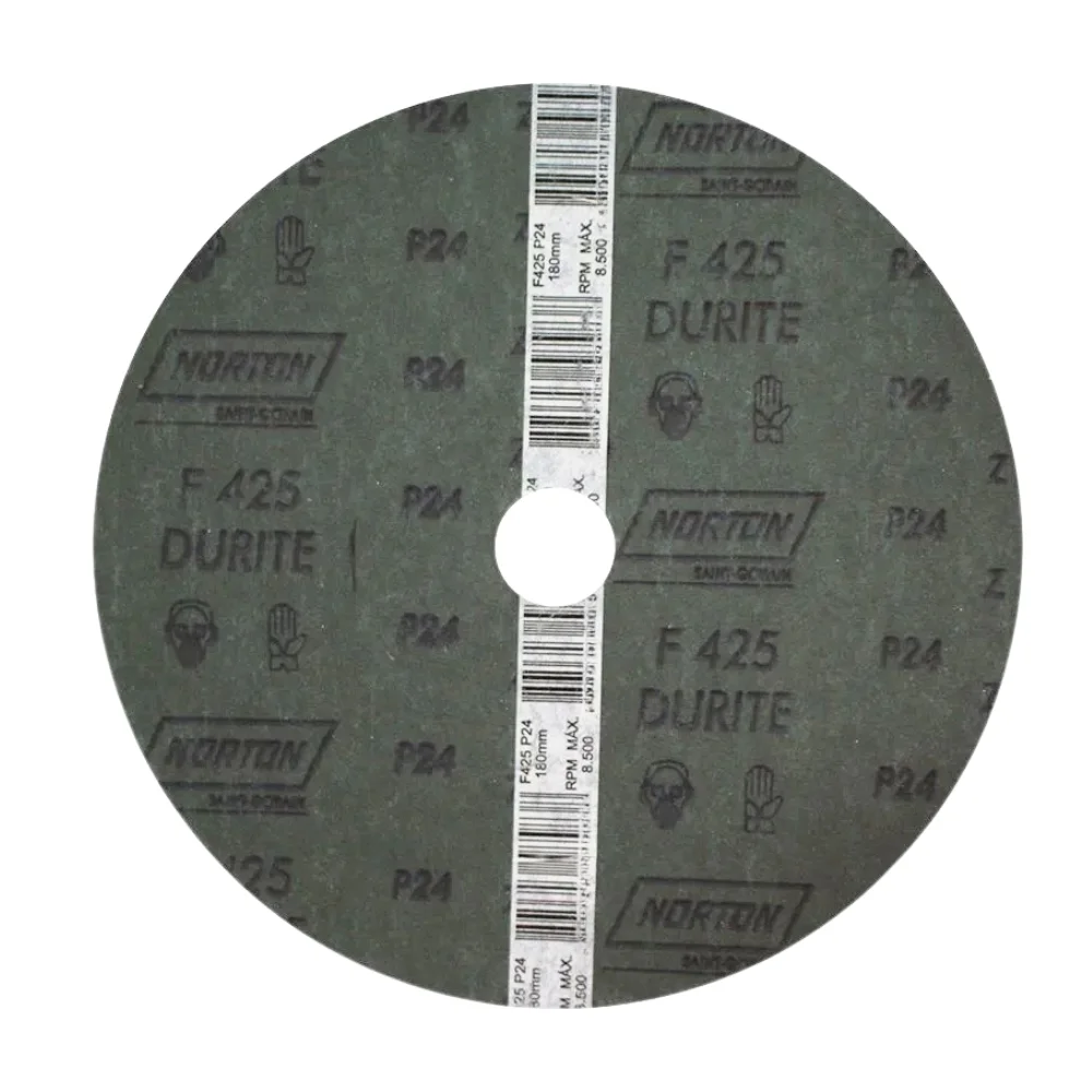 Disco de Lixa Durite Para Marmore Granito e Concreto GRAO 24-7" Norton F425