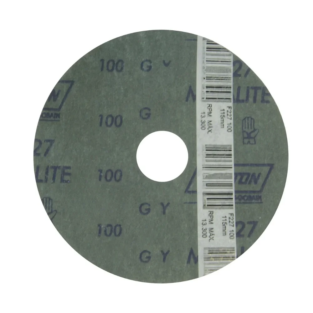 Disco de Lixa Ferro Oxido de Aluminio G100-4.1/2X7/8" Norton F227
