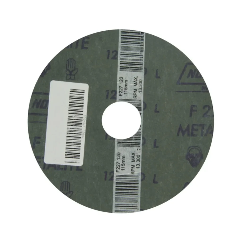 Disco de Lixa Ferro Oxido de Aluminio G120-4.1/2X7/8" Norton F227