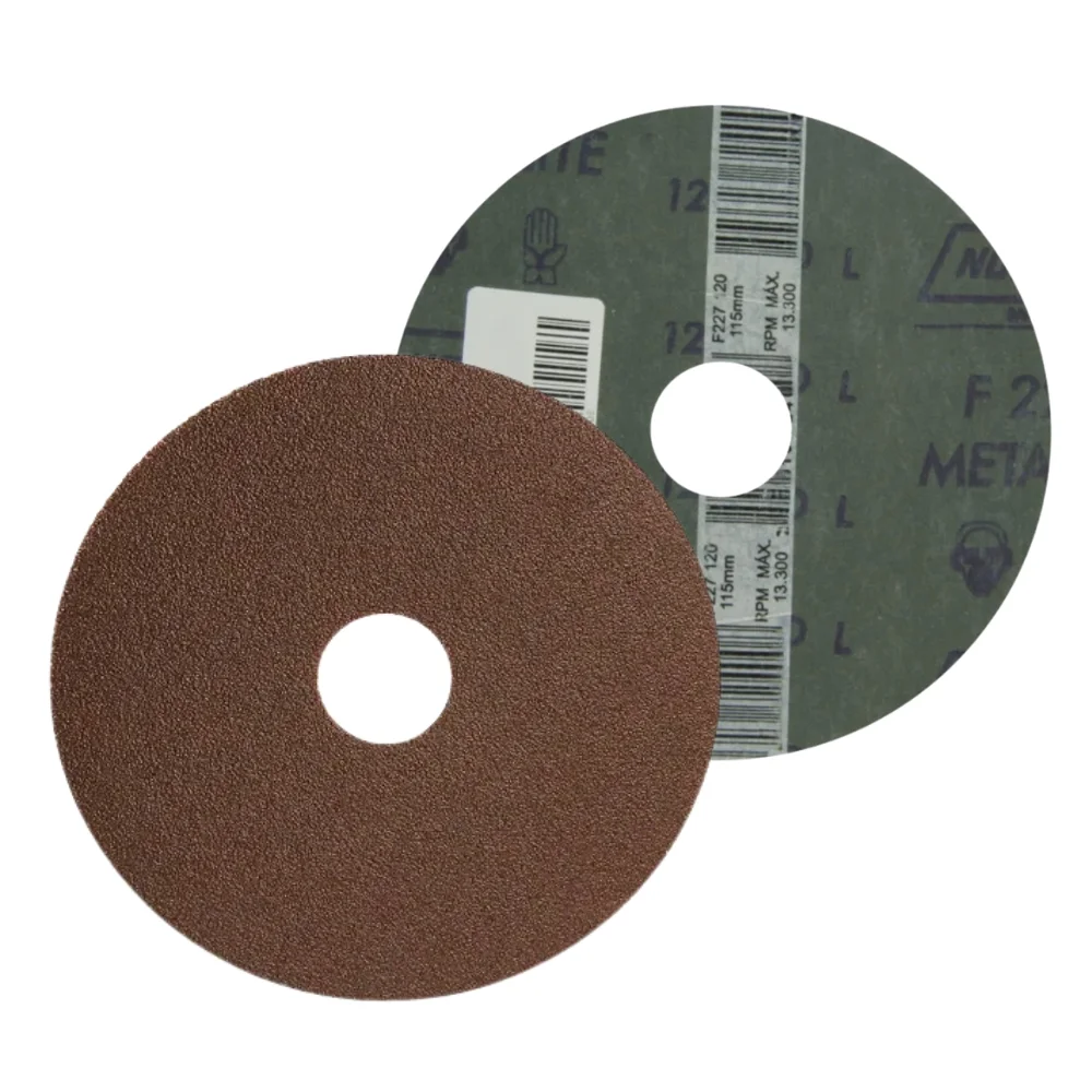 Disco de Lixa Ferro Oxido de Aluminio G120-4.1/2X7/8" Norton F227