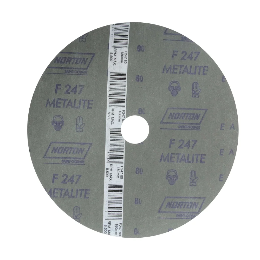 Disco de Lixa Ferro Oxido de Aluminio G80-7X7/8" Norton F247