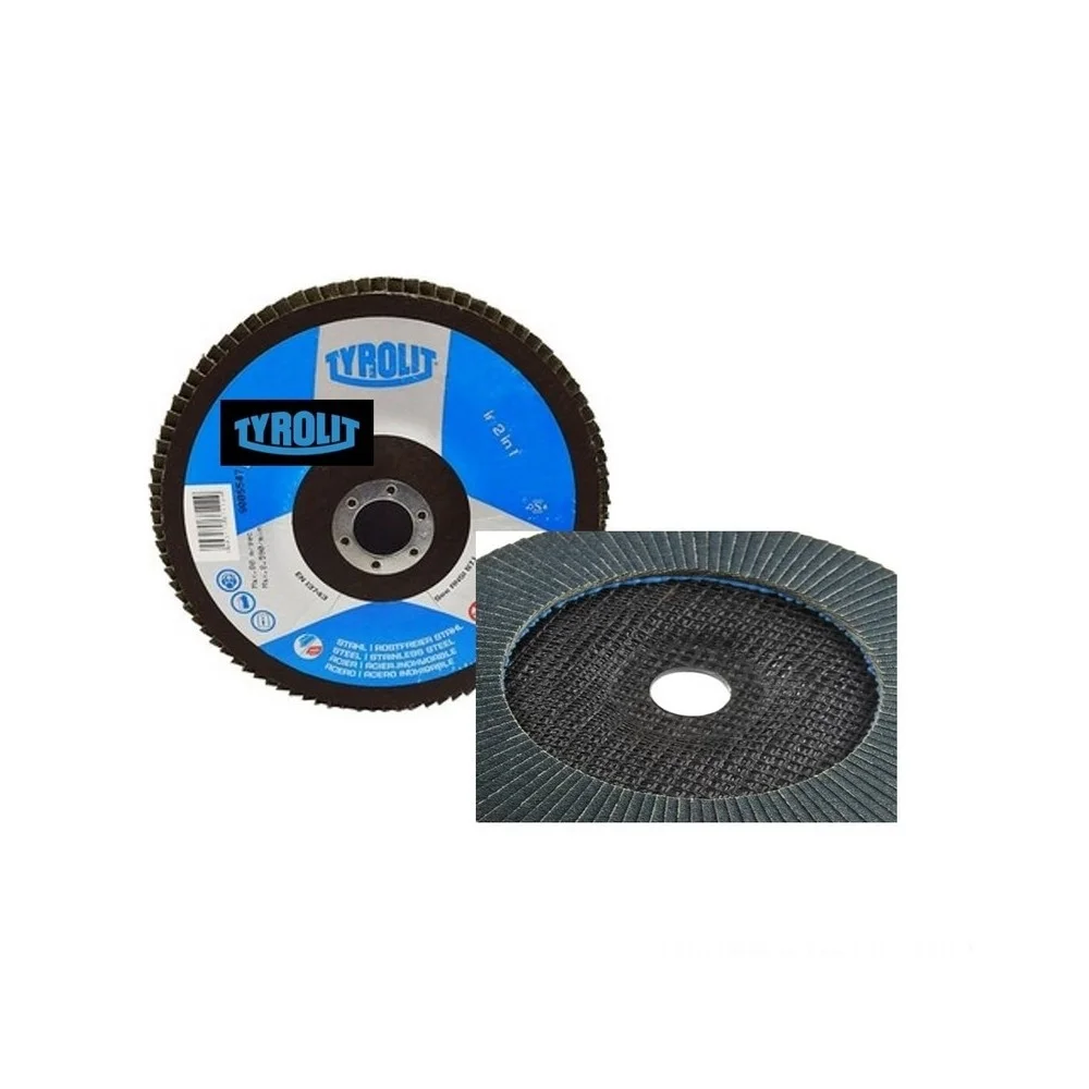 Disco de Lixa Flap Disc Basic Zirconado G60-4.1/2X7/8" Tyrolit ZA60Q-B