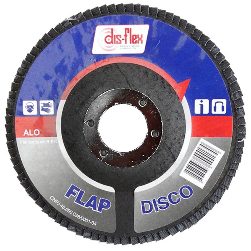 Disco de Lixa Flap Disc Curvo Performance G100-4.1/2X7/8" Disflex 09036