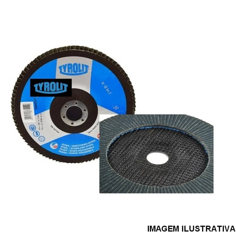 Disco de Lixa Flap Disc Basic Zirconado G80-4.1/2X7/8" Tyrolit ZA80Q-B