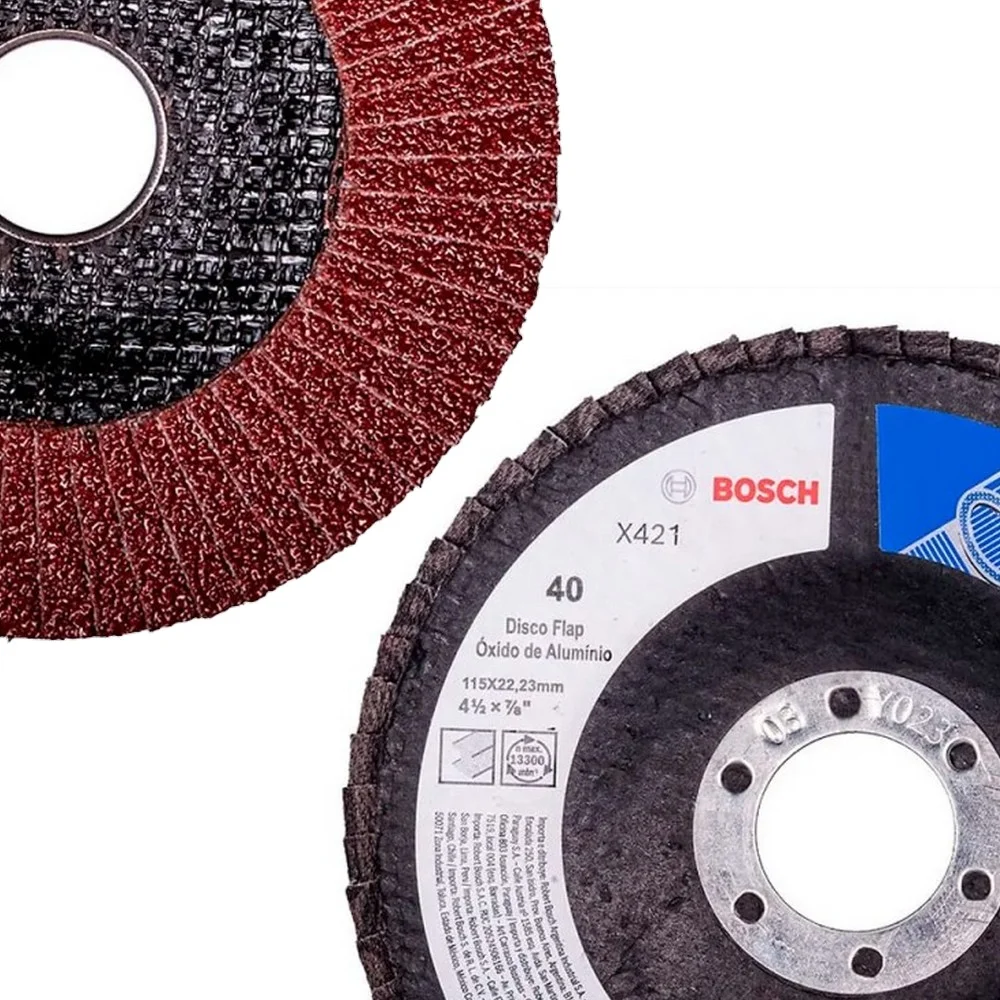 Disco de Lixa Flap Disc X421 G40-4.1/2X7/8" Bosch 2608619906