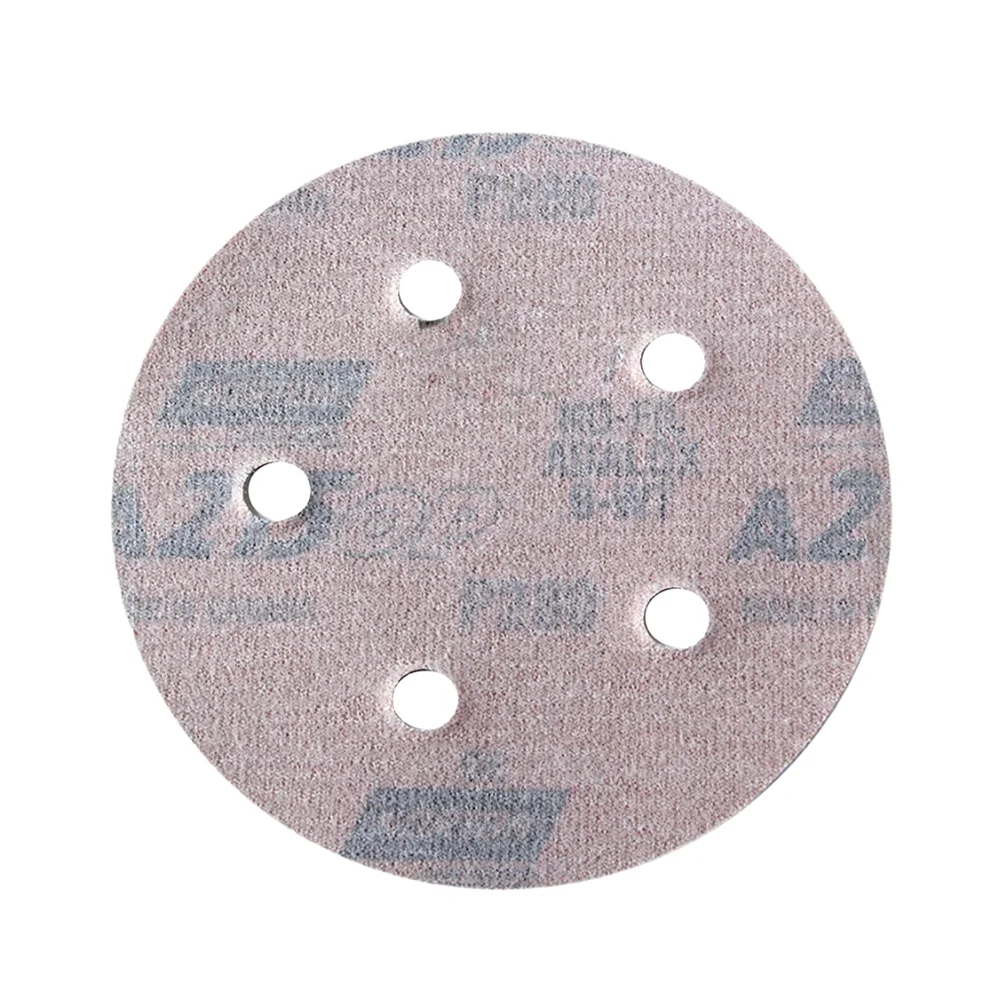 Disco de Lixa Velcro Ferro Seco Com Furo GRAO 150-6" Norton A275