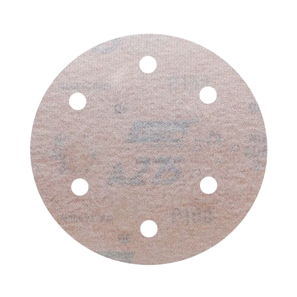 Disco de Lixa Velcro Ferro Seco Com Furo GRAO 320-6" Norton A275