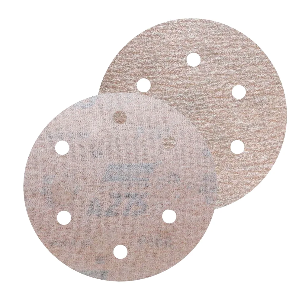 Disco de Lixa Velcro Ferro Seco Com Furo GRAO 320-6" Norton A275