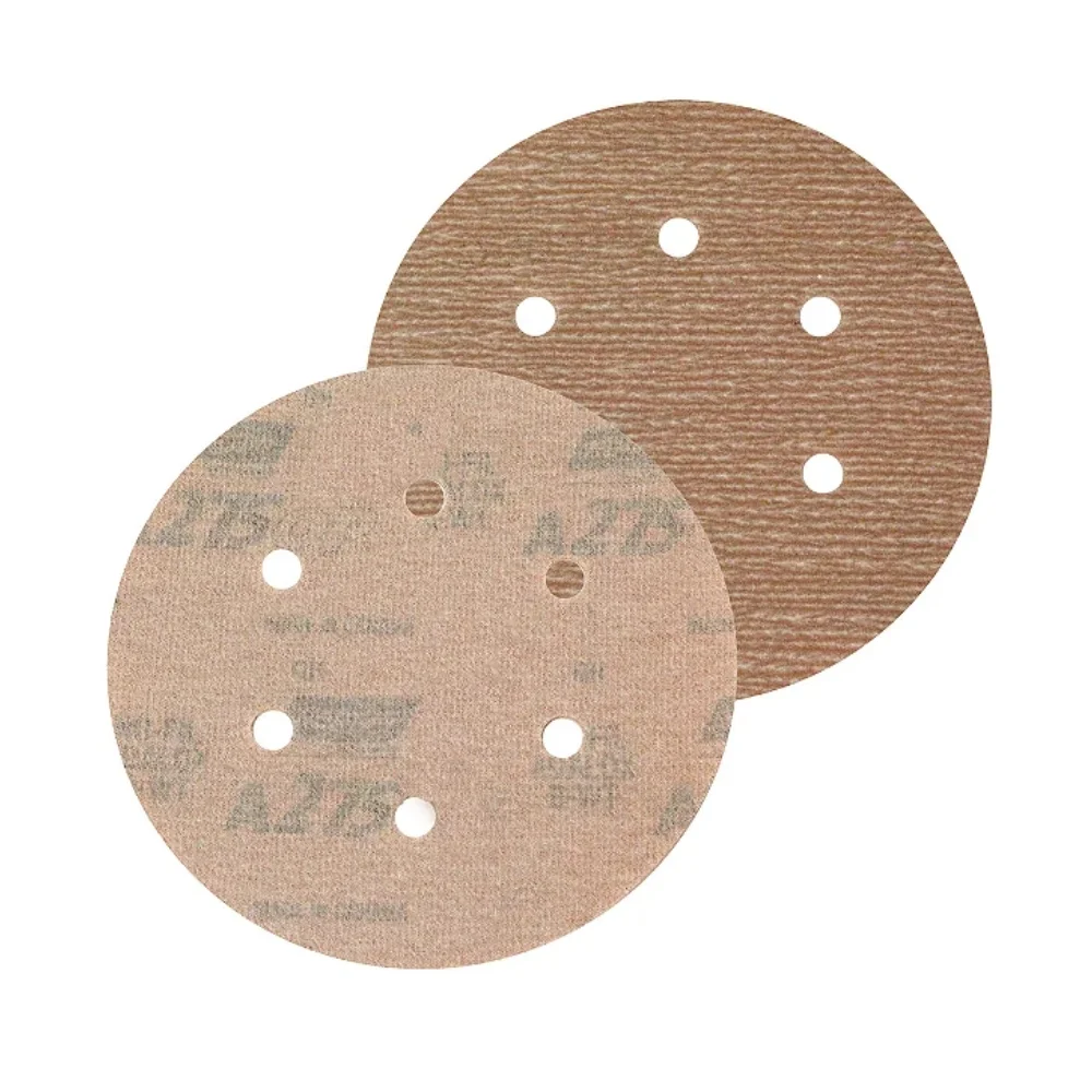 Disco de Lixa Velcro Ferro Seco Com Furo GRAO 600-6" Norton A275