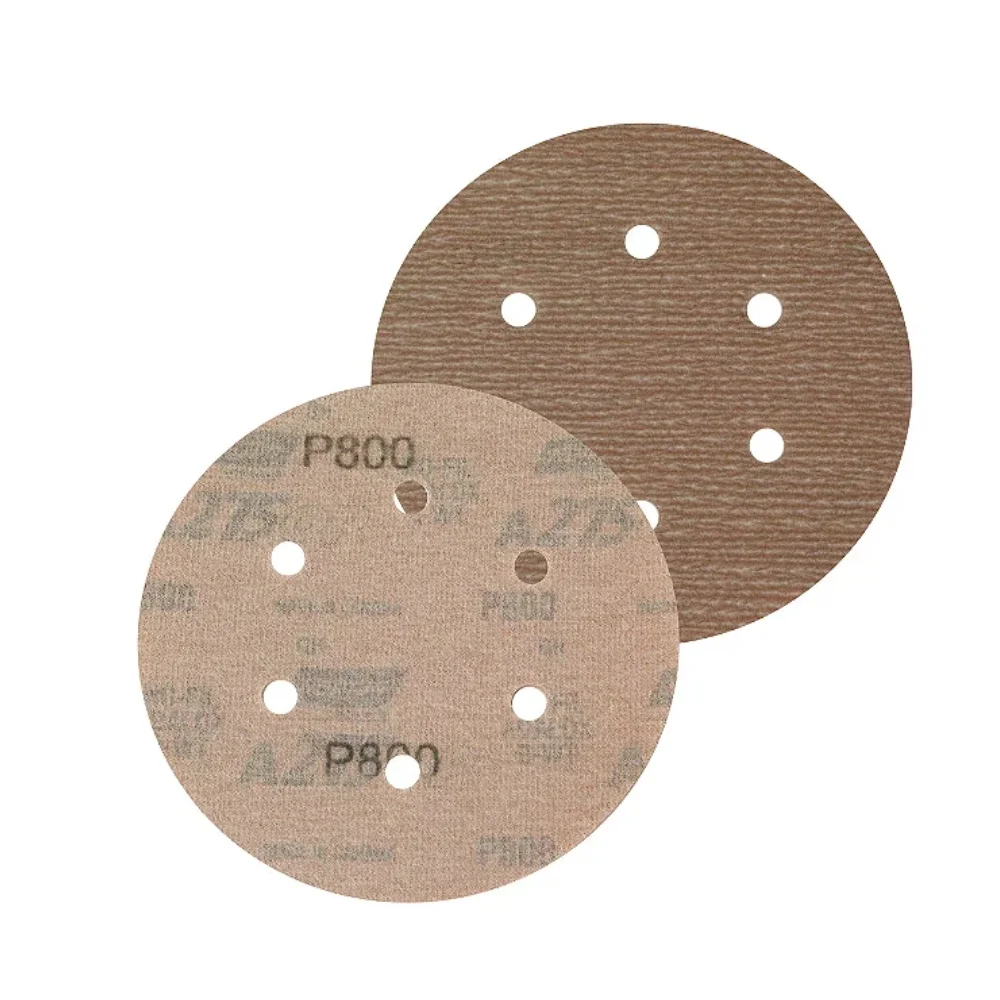 Disco de Lixa Velcro Ferro Seco Com Furo GRAO 800-6" Norton A275