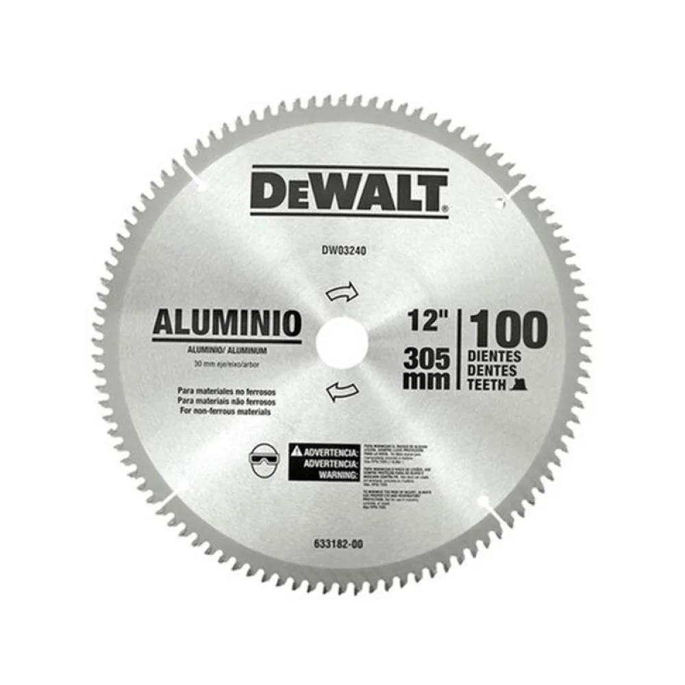 Disco de Serra Circular Para Aluminio    305X30MM - 100 Dente  Dewalt DWA03240