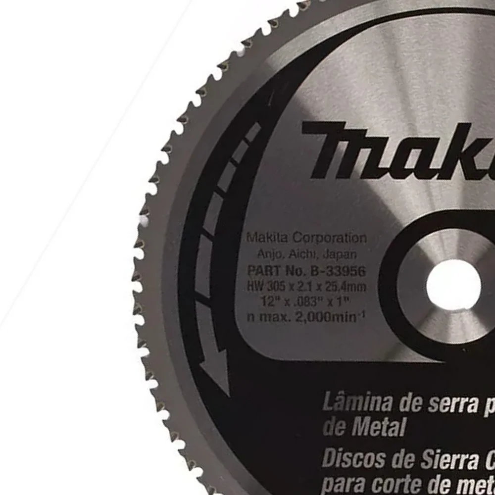 Disco de Serra Circular para Metal 305X25MMX60D Makita B-33956